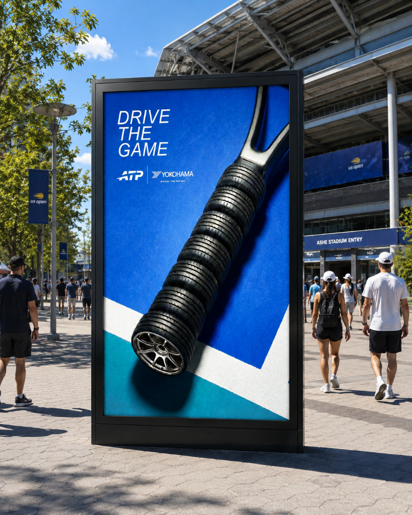 Outdoor billboard — US Open