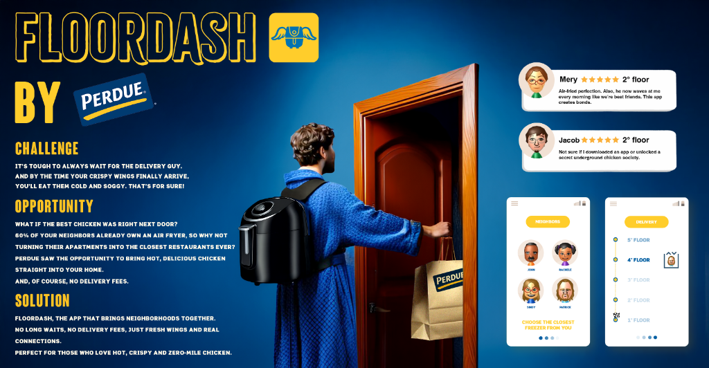 Floordash presentation board