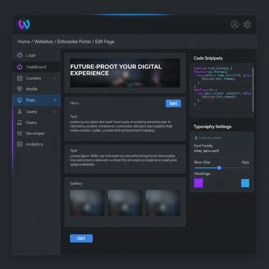 Enterprise CMS Development