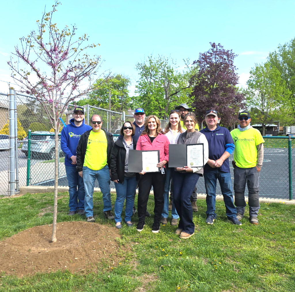 BetterScapes Celebrates Arbor Day with the City of Bethlehem at Calypso Elementary