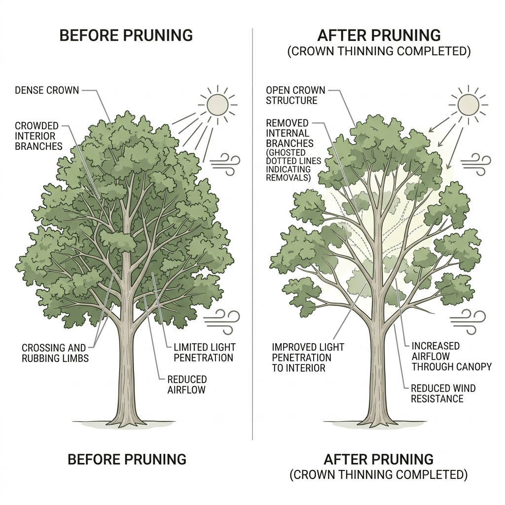Crown Thinning