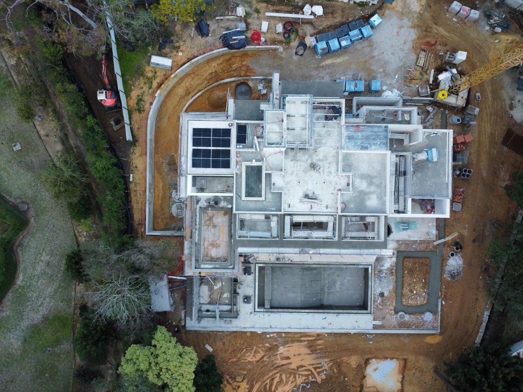 Detalhe de materiais de construção premium