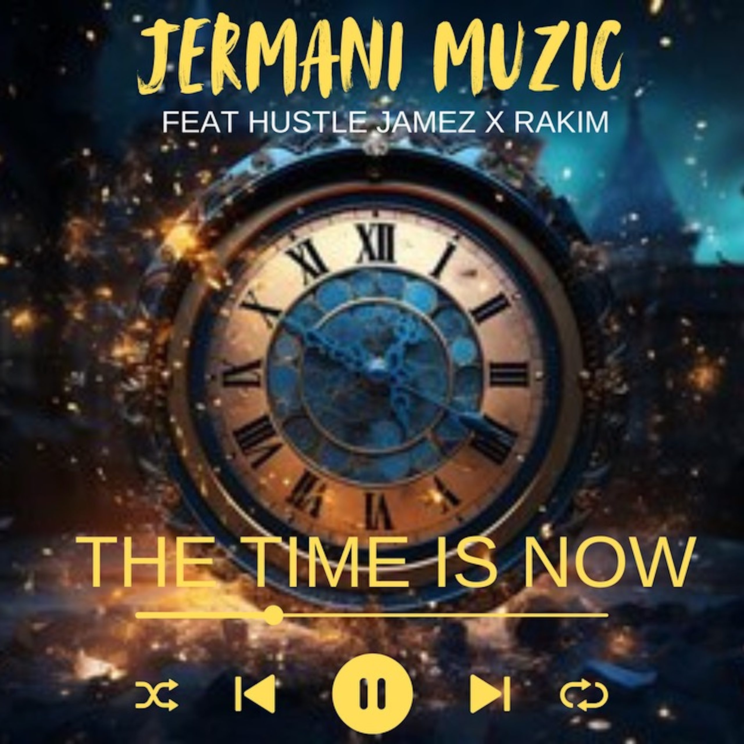 Coming Soon: "The Time is Now" Jermanimuzic feat. Hustle Jamez & Rakim. Produced by Rakim