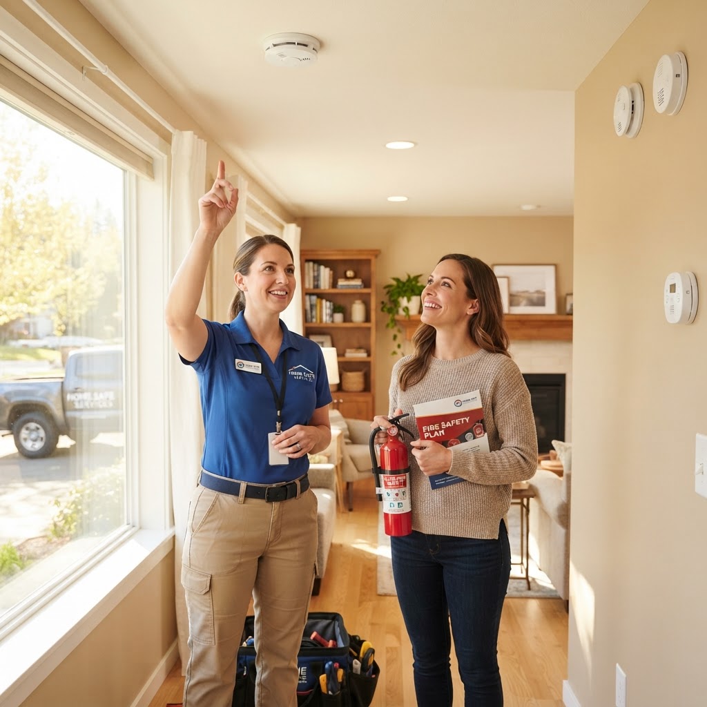 Professional safety service and home fire prevention guide