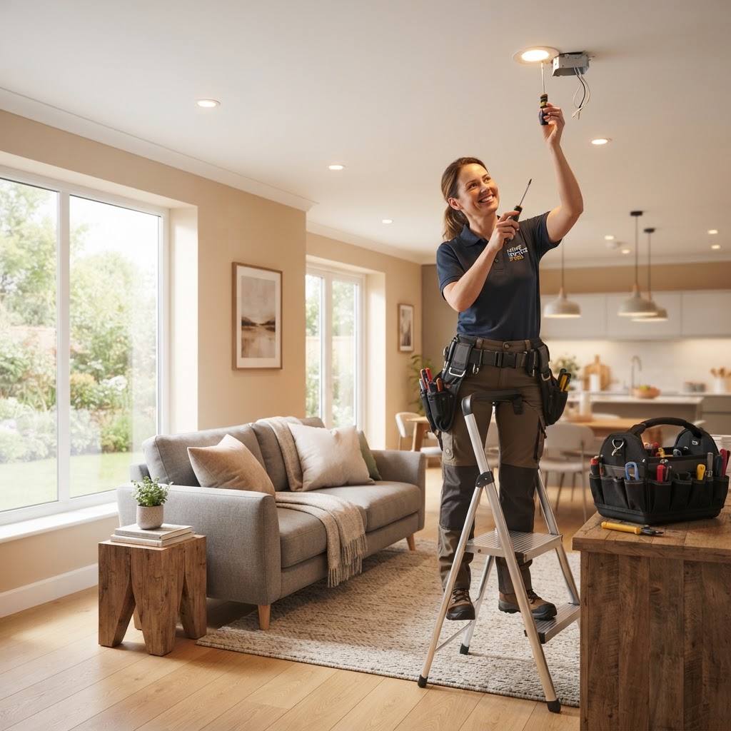 Professional electrical service and energy efficient lighting guide