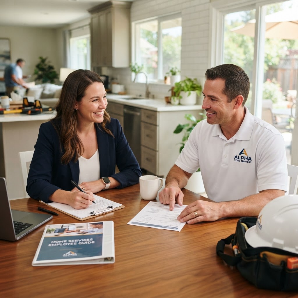 Professional business-growth service and employee hiring guide guide