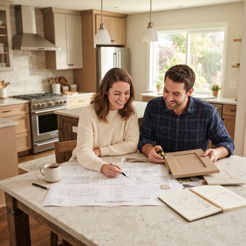 Professional remodeling service and kitchen renovation planning guide
