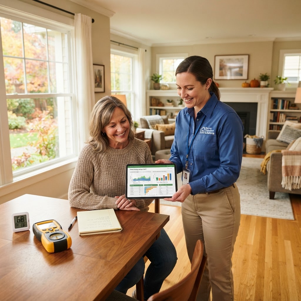Professional seasonal service and seasonal energy savings guide