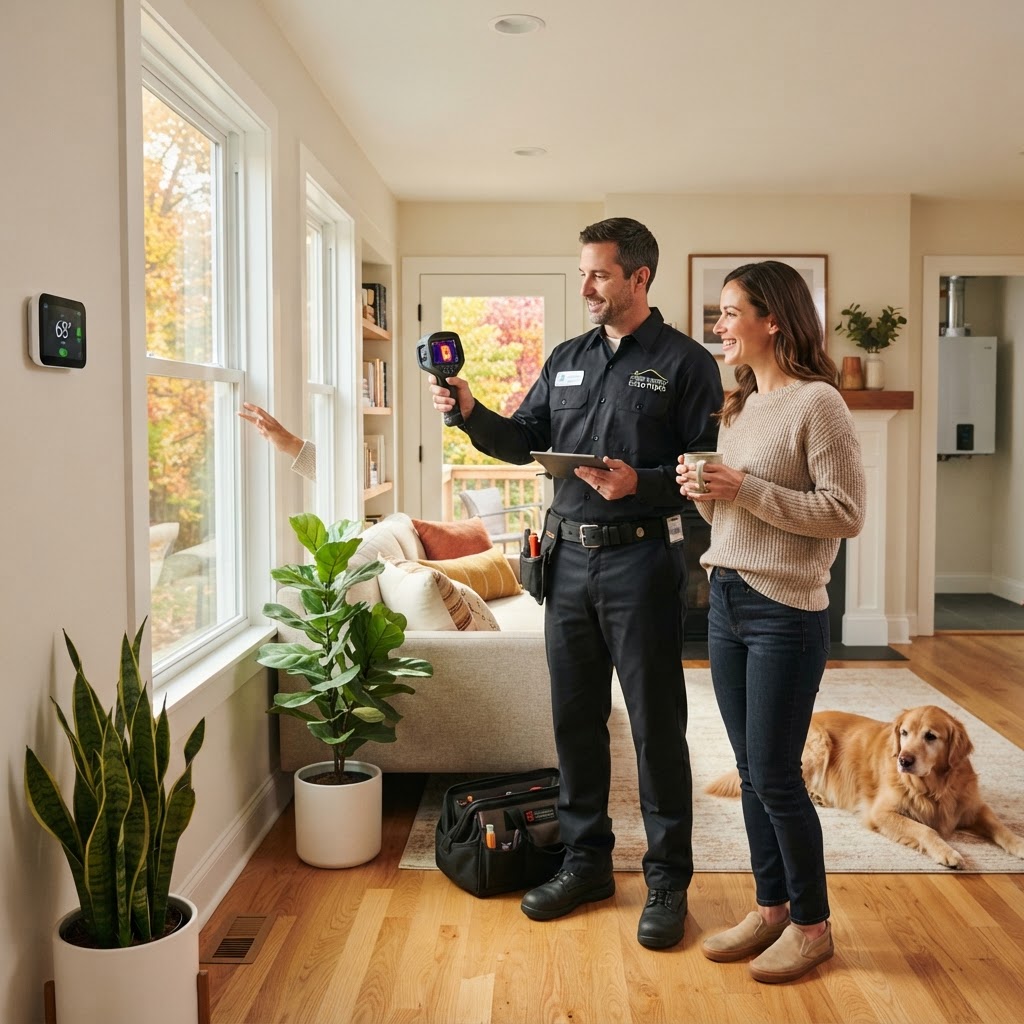 Professional seasonal service and seasonal energy savings guide