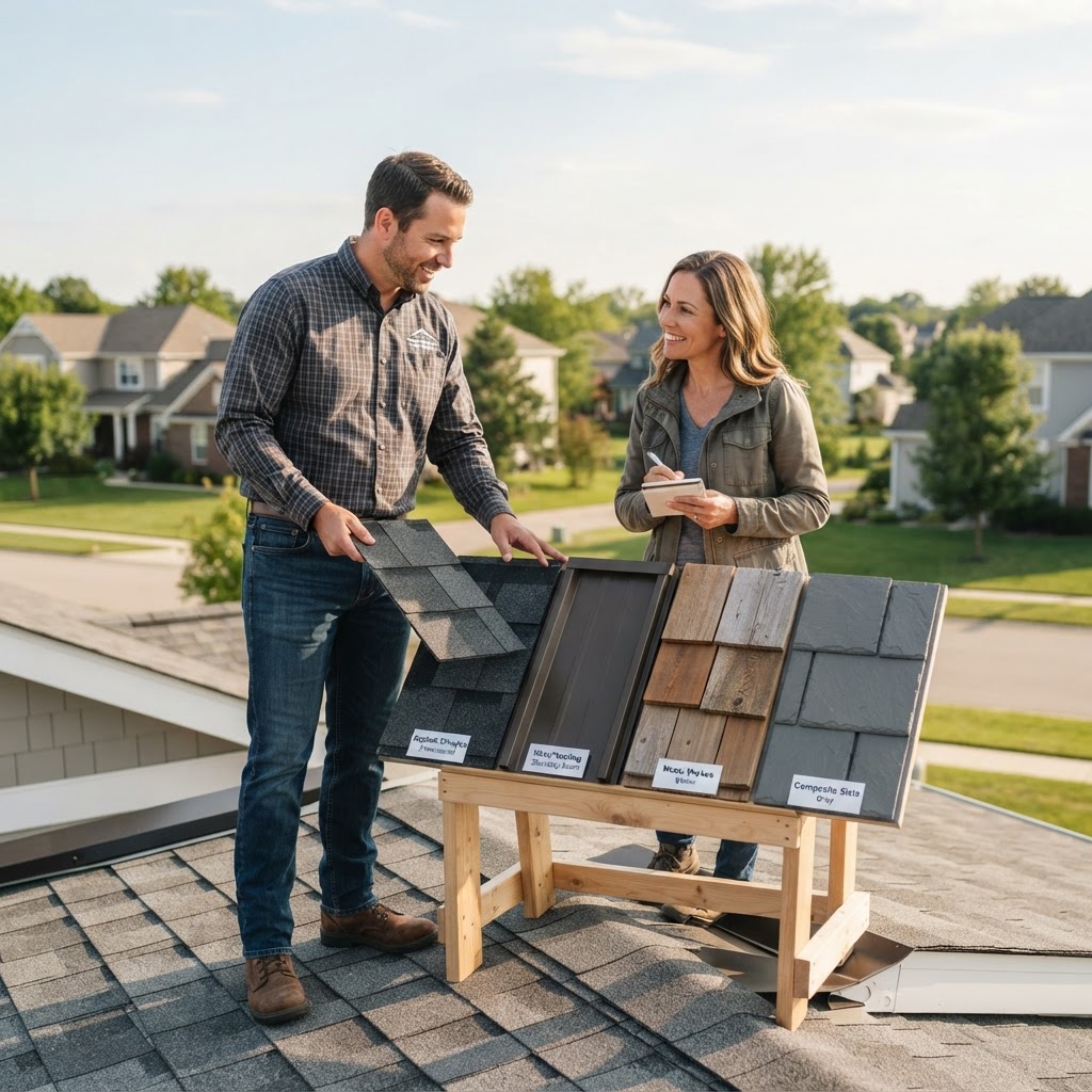 Professional roofing service and roofing material comparison guide