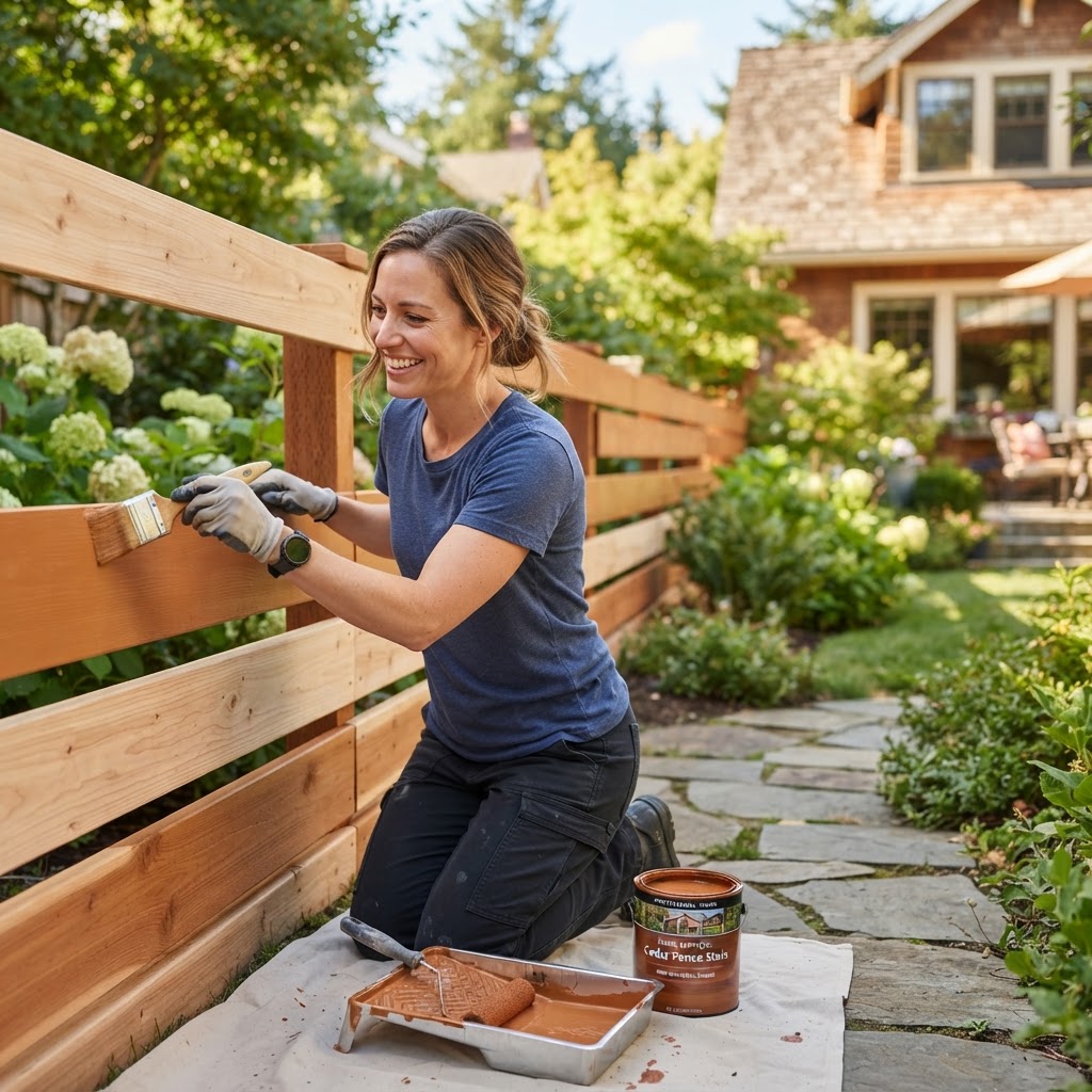 Professional painting service and fence painting tips guide