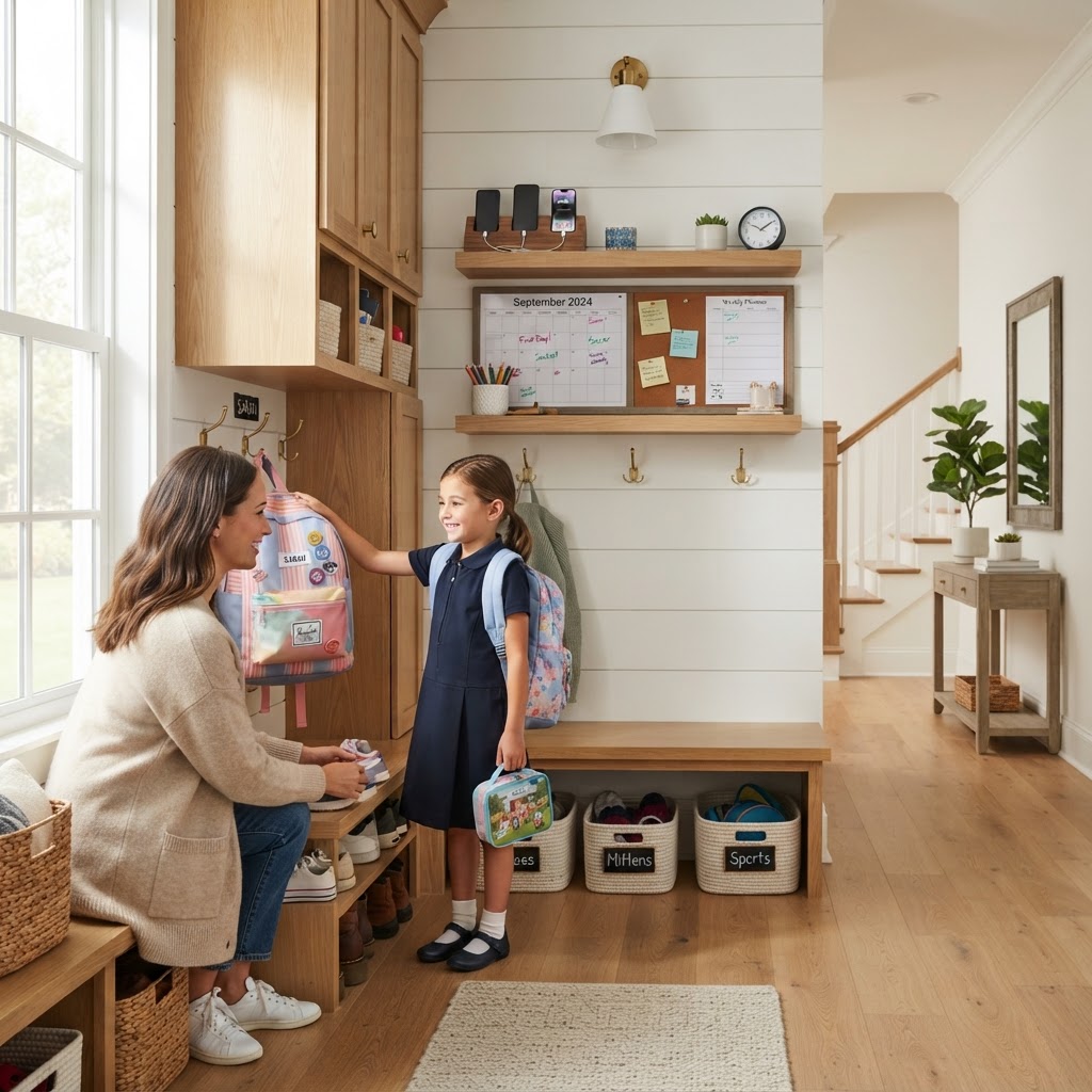 Professional seasonal service and back to school home organization guide