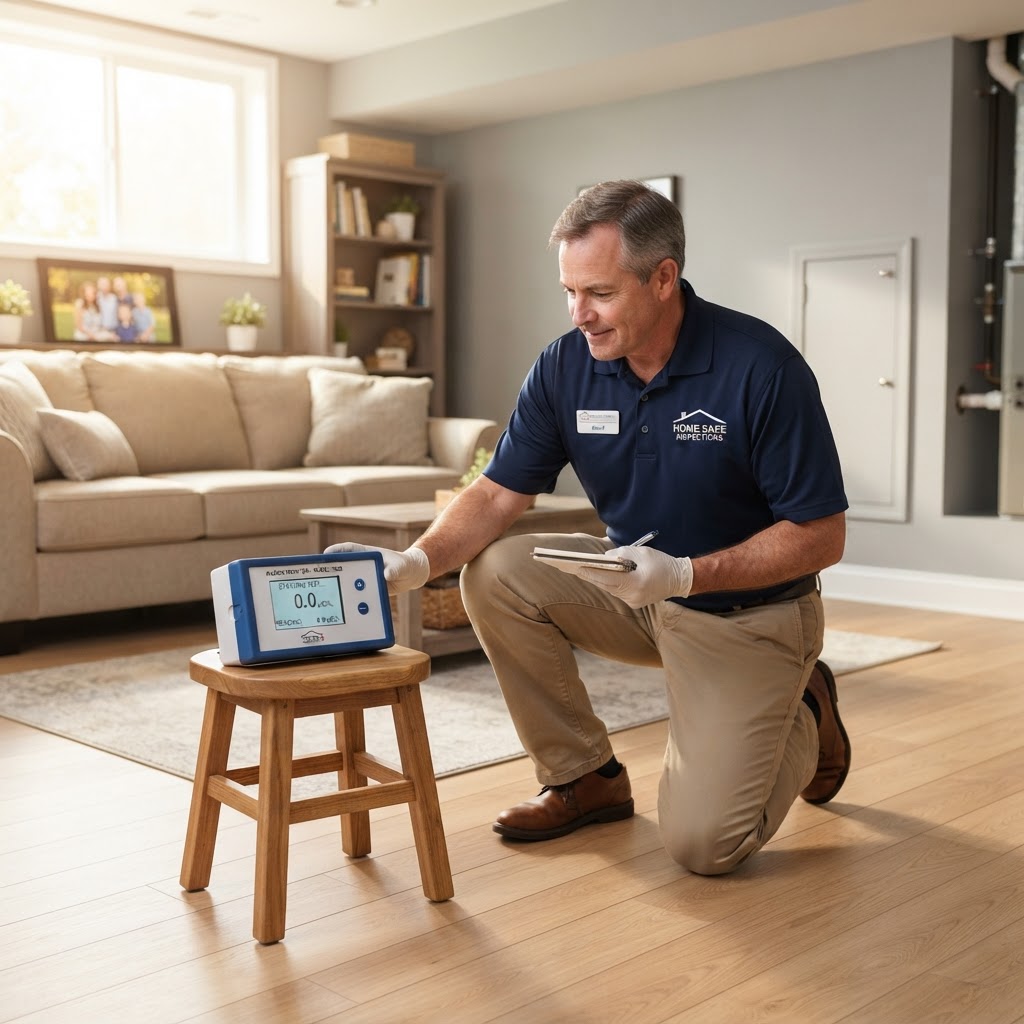Professional safety service and radon testing guide guide