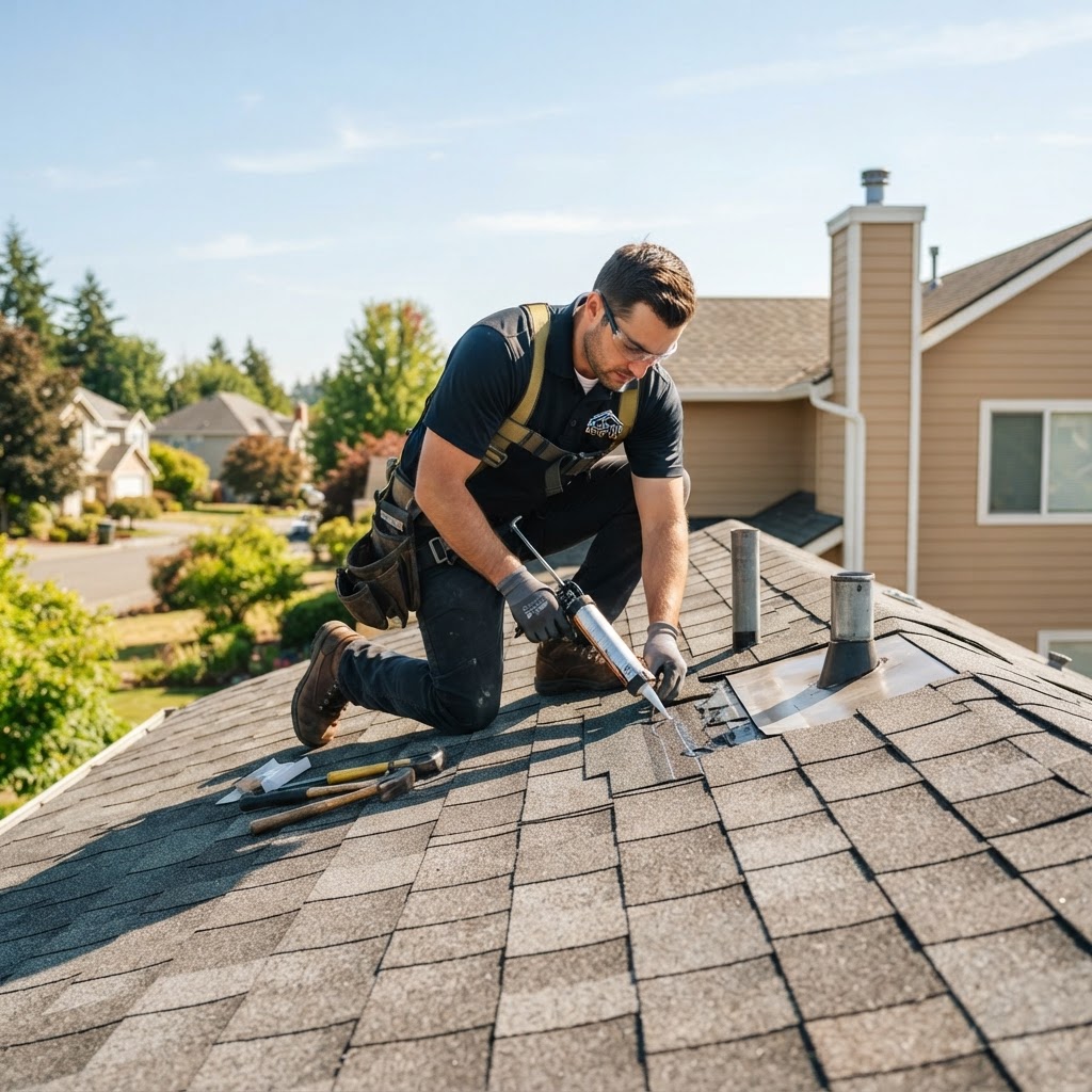 Professional roofing service and roof leak repair guide