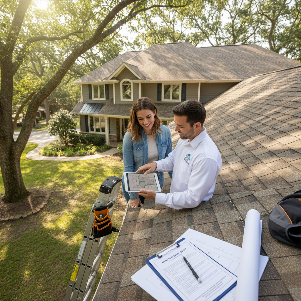 Professional roofing service and roof warranty guide guide
