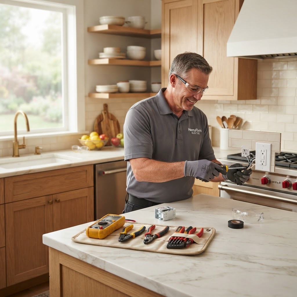 Professional electrical service and kitchen electrical needs guide