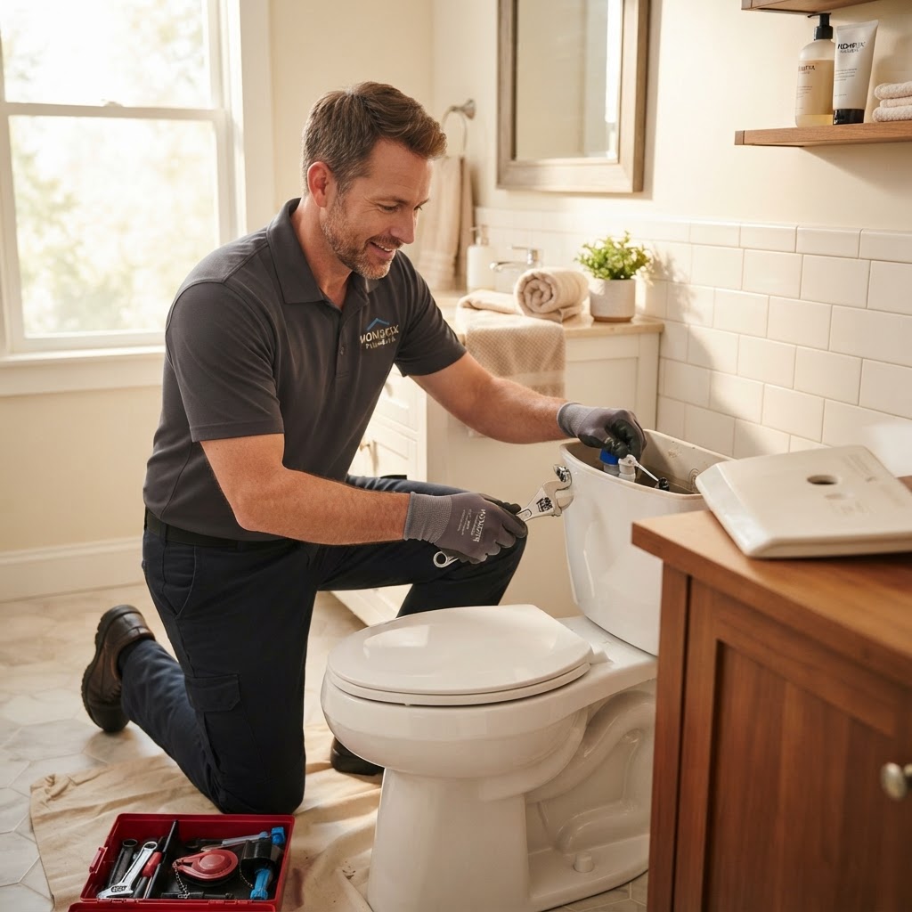 Professional plumbing service and toilet repair guide guide