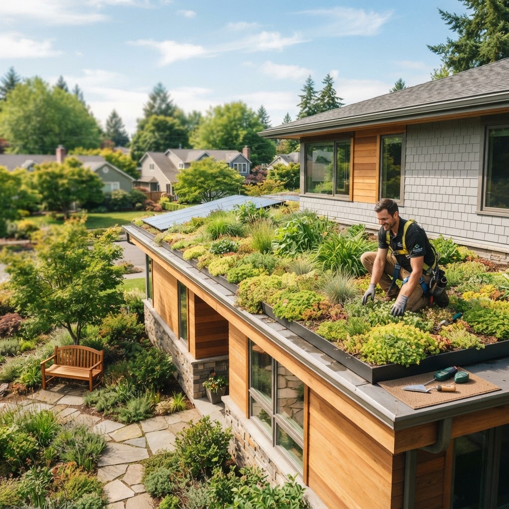 Professional roofing service and green roofing options guide