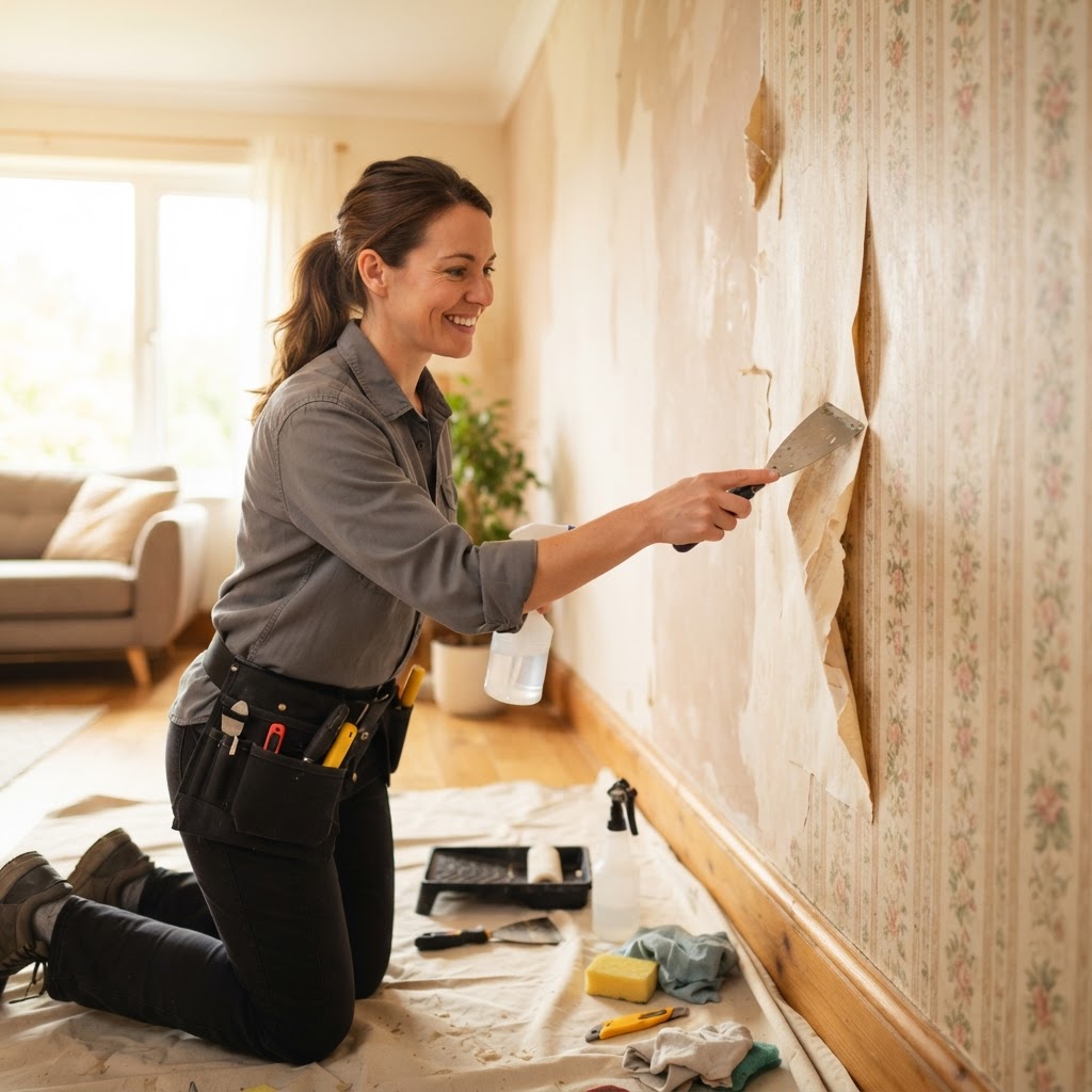 Professional painting service and wallpaper removal tips guide