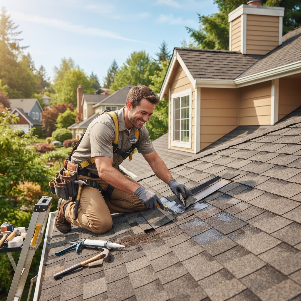 Professional roofing service and roof leak repair guide
