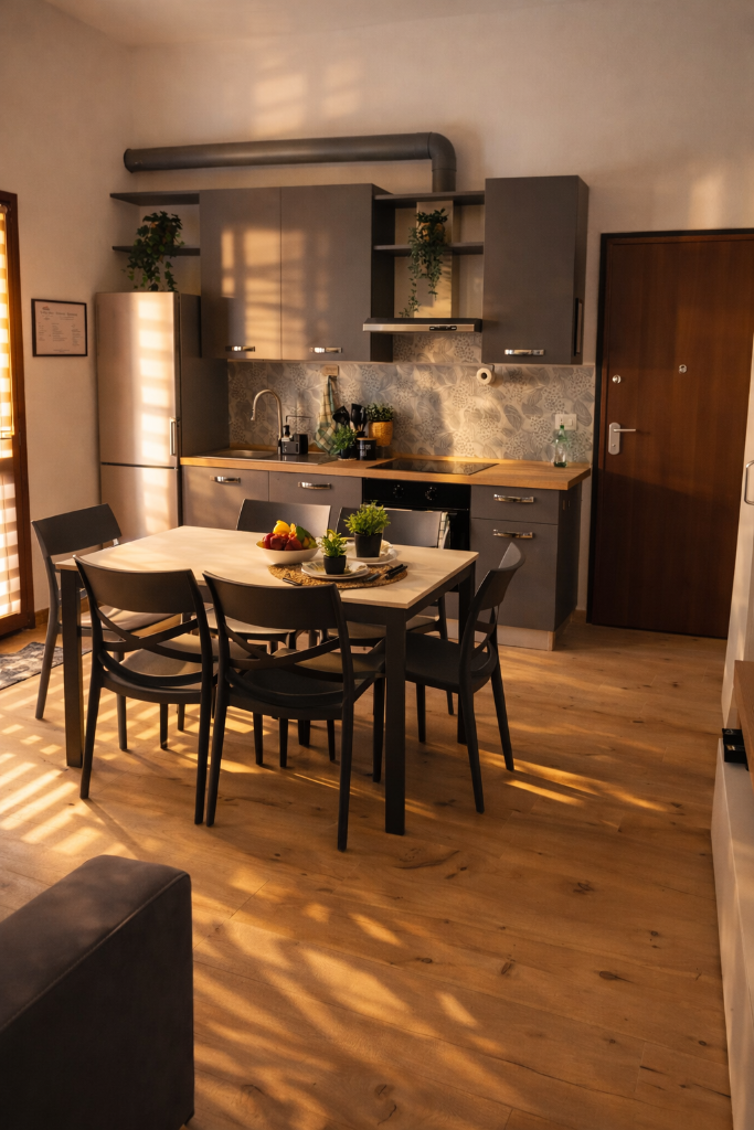 Sala con cucina Sa Domu Nostra Cagliari