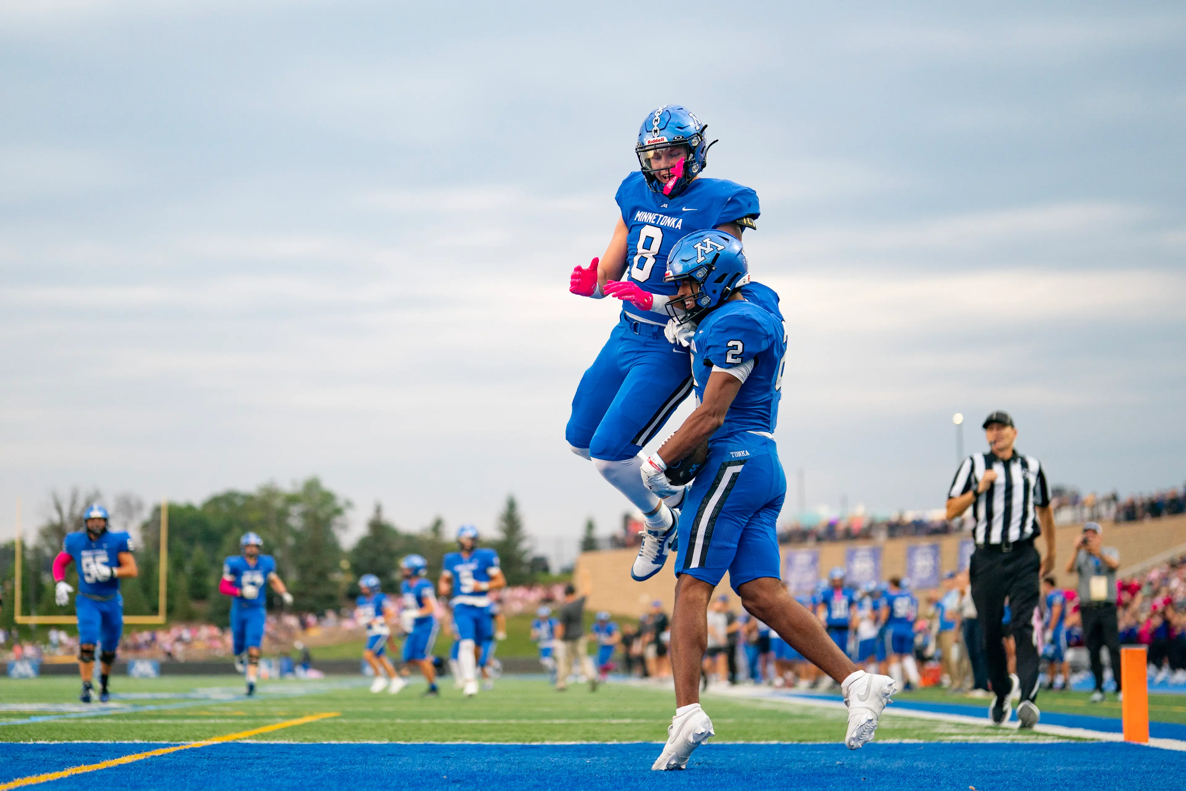 Football player in action
