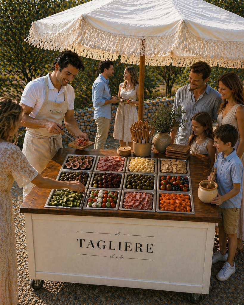 Tagliere al Volo, premium mobile aperitivo cart