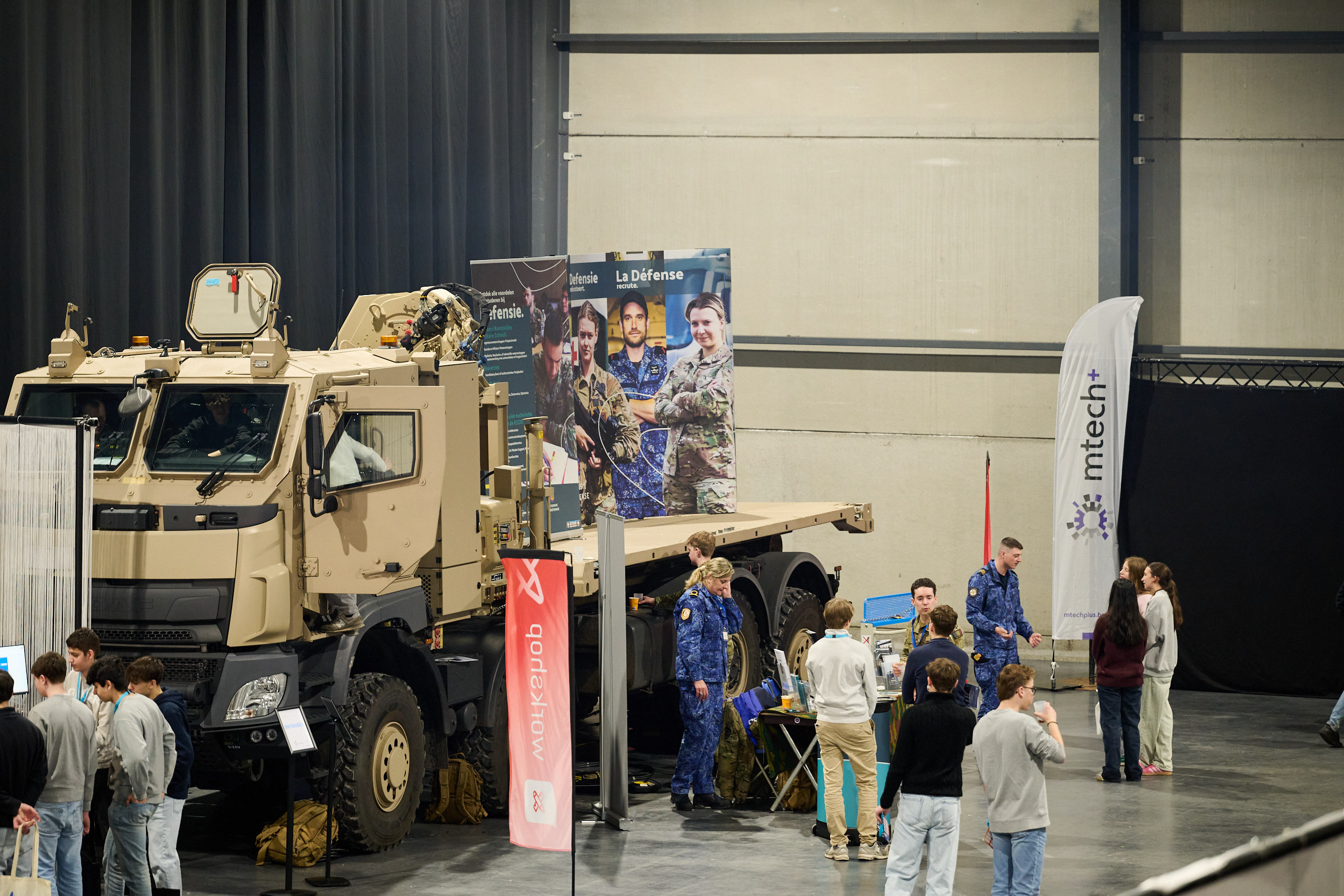 Defensie · company spot op de beurs