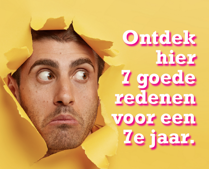Ontdek hier 7 goede redenen voor een 7e jaar