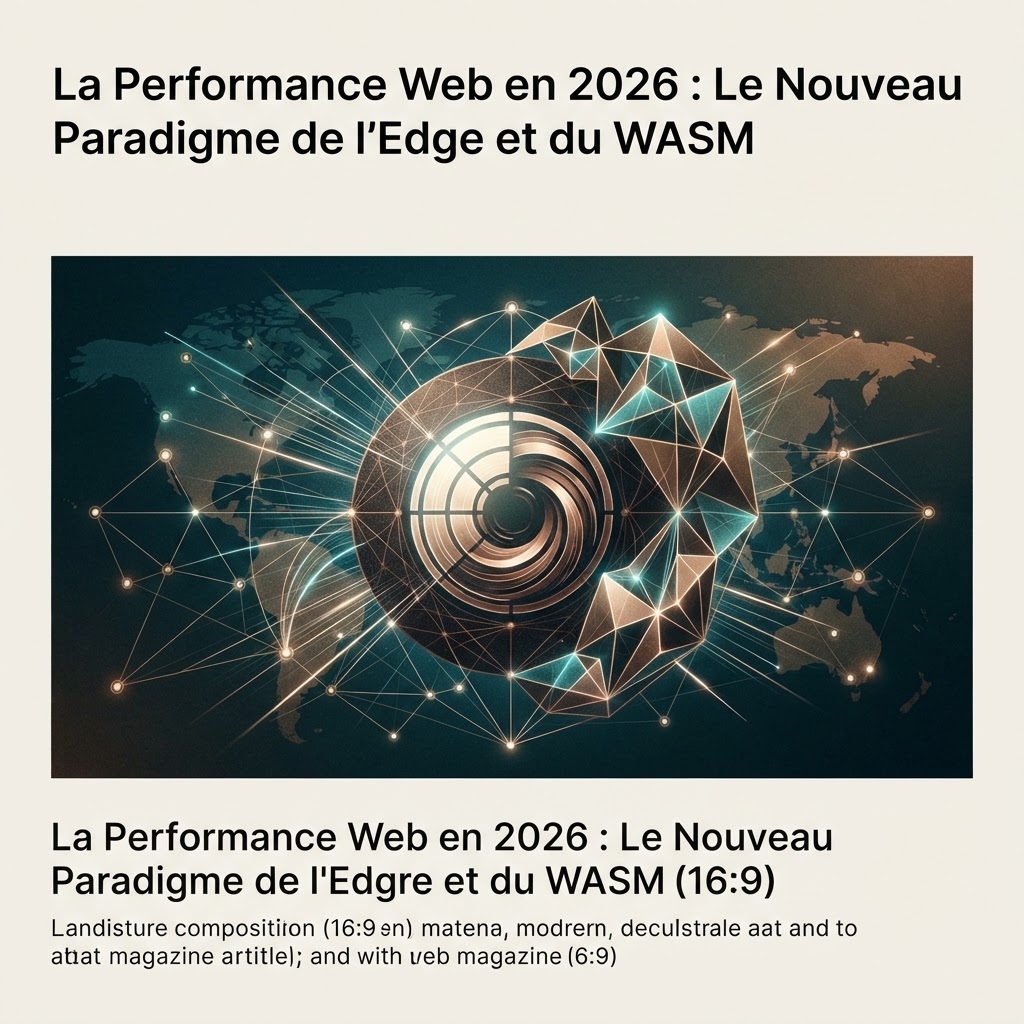 La Performance Web en 2026 : Le Nouveau Paradigme de l'Edge et du WASM