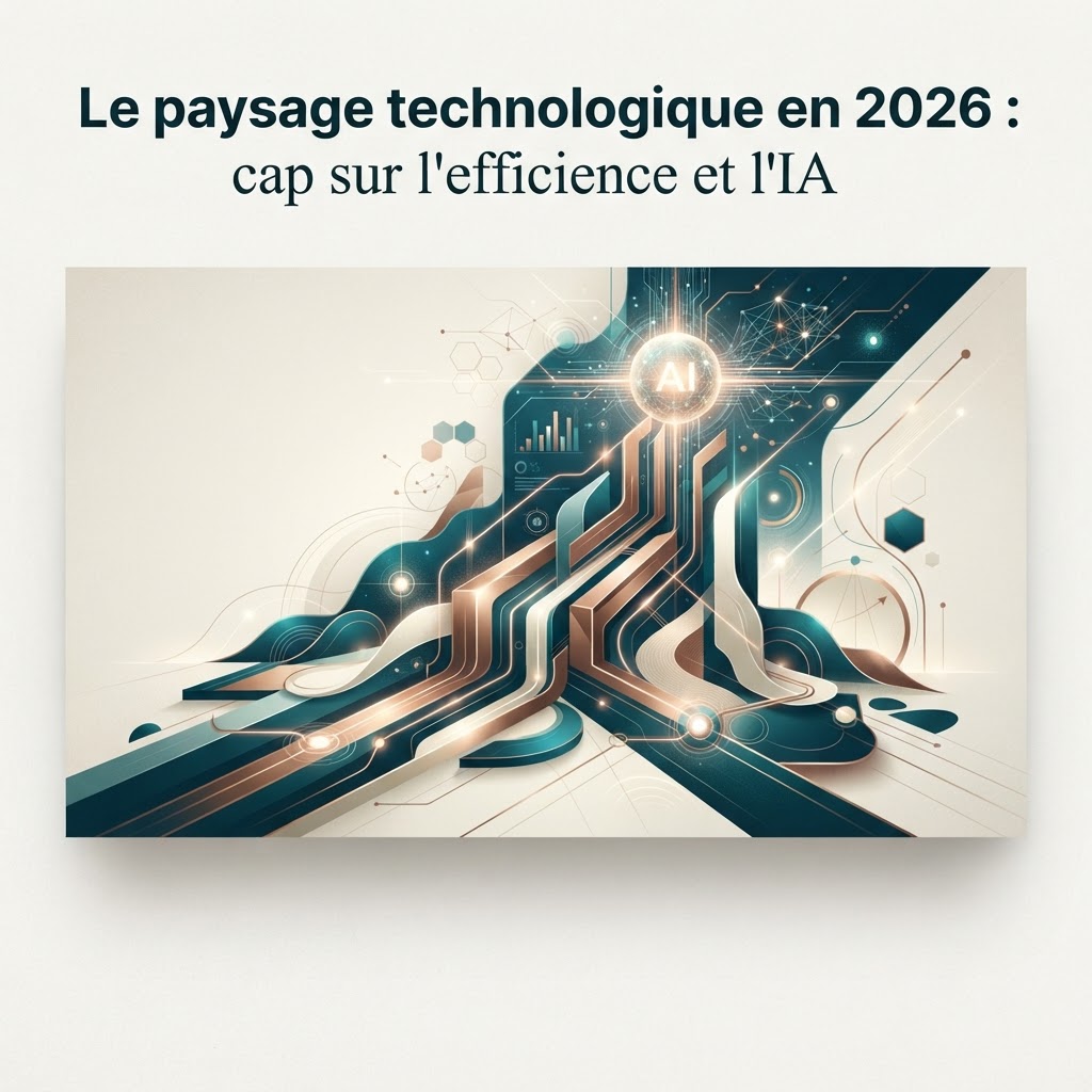 Le paysage technologique en 2026 : cap sur l'efficience et l'IA
