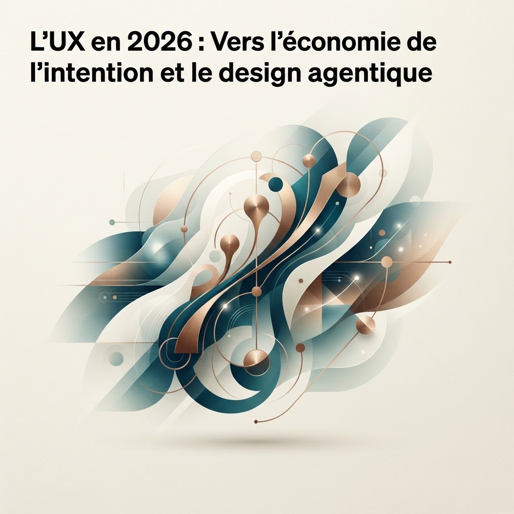 L'UX en 2026 : Vers l'économie de l'intention et le design agentique