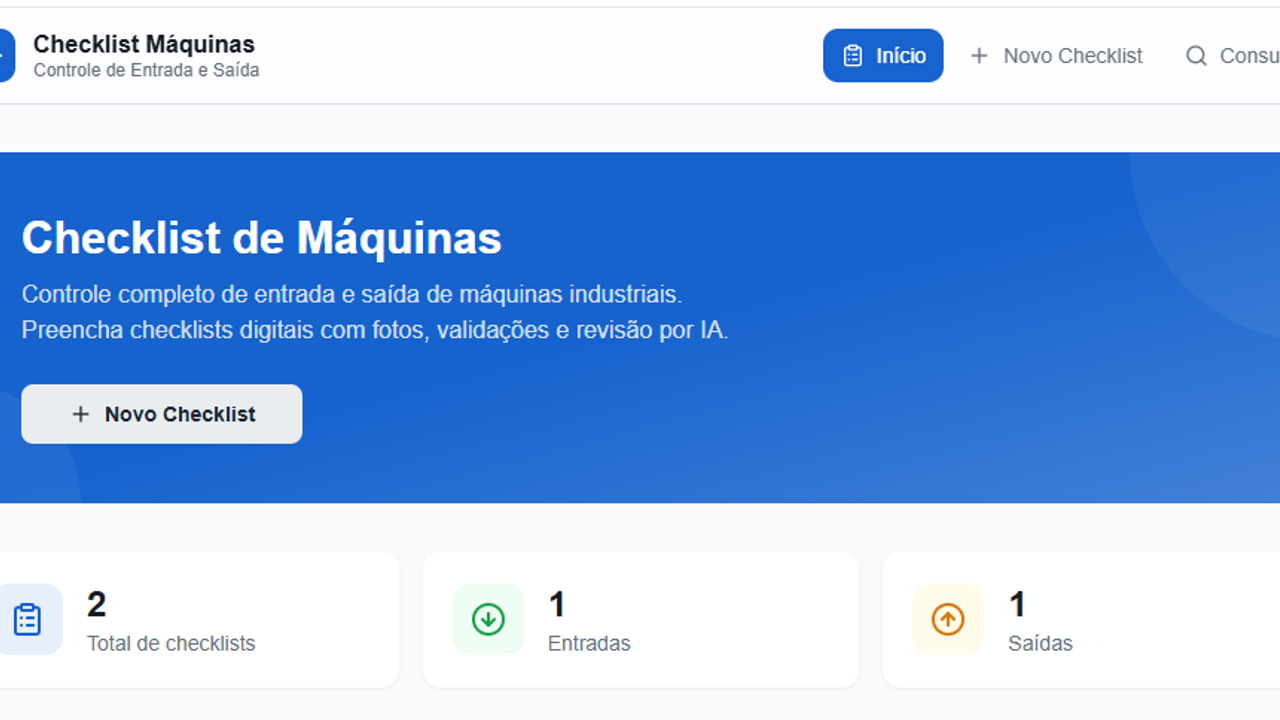 MachineTrack template preview