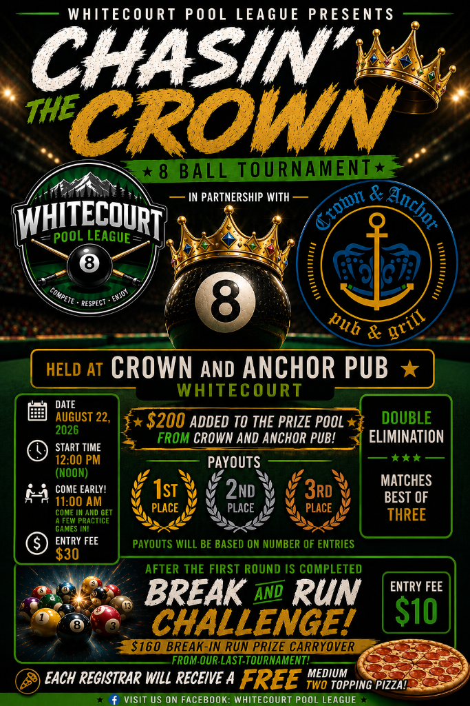Chasin' The Crown โ 8 Ball Tournament