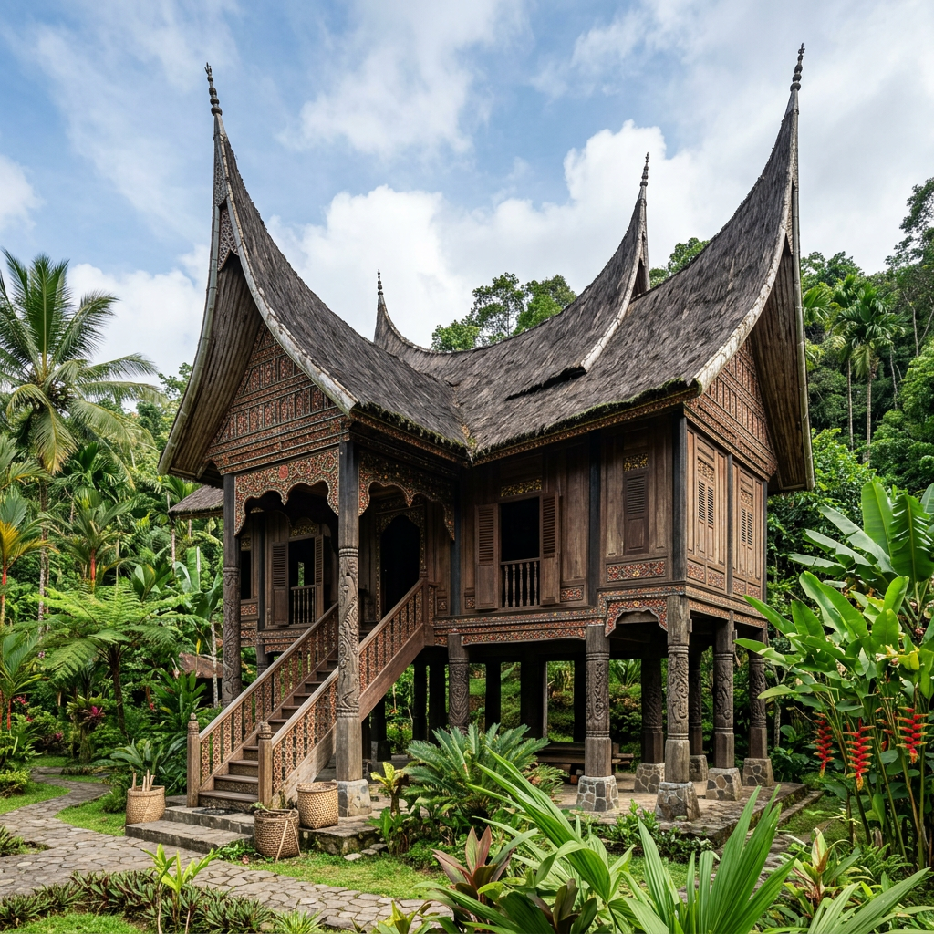 Traditional Sumatra house