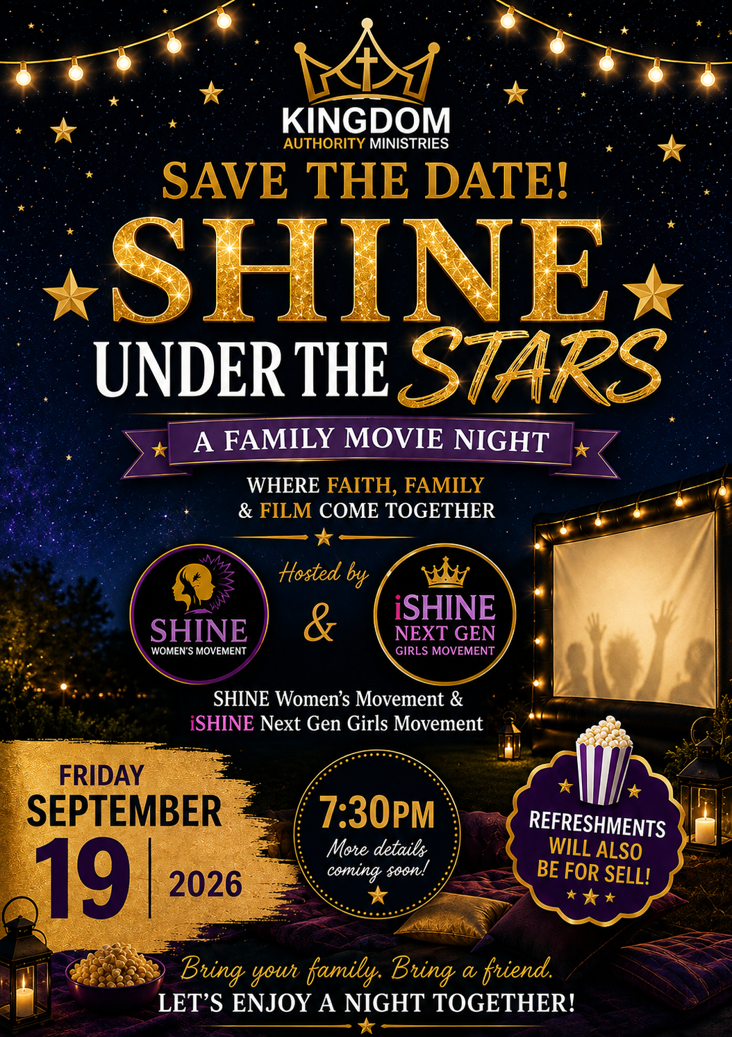 Shine Under the Stars — A Family Movie Night