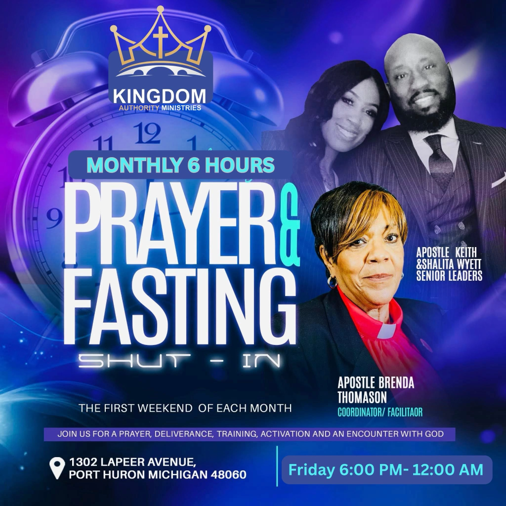 Prayer & Fasting Shut-In flyer