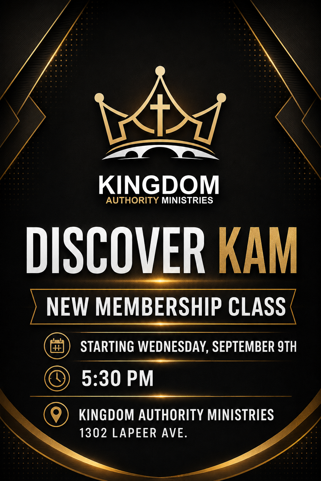 Discover KAM — New Membership Class