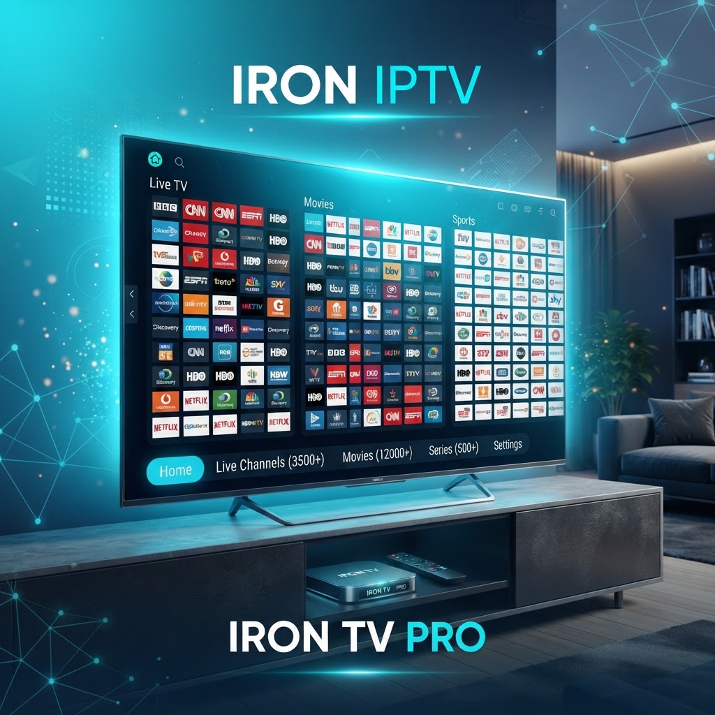 Iron IPTV – Abonnement IPTV Iron par Iron TV Pro