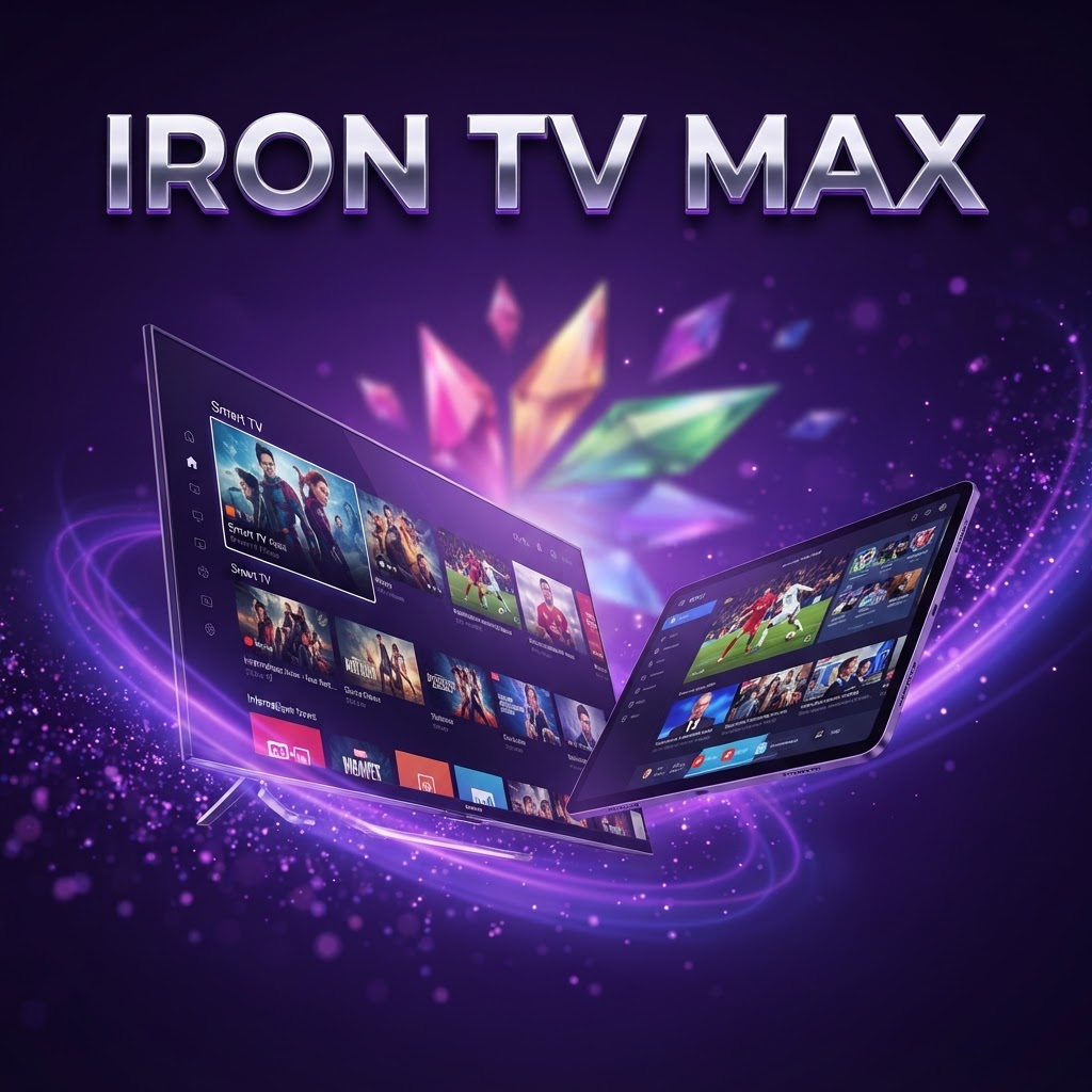 Abonnement Iron TV Max 2 codes – IPTV Android TV 85€