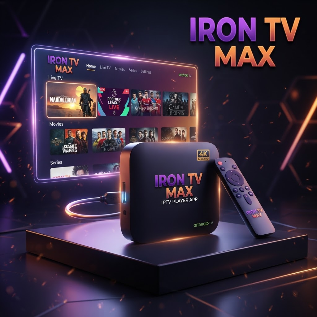 IRON TV MAX – Abonnement IPTV 12 mois France