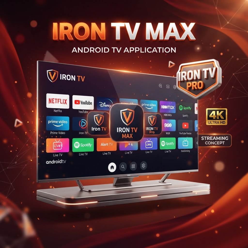 Iron TV Max Officiel Iron TV Max – Iron Max IPTV Android TV par Iron TV Pro