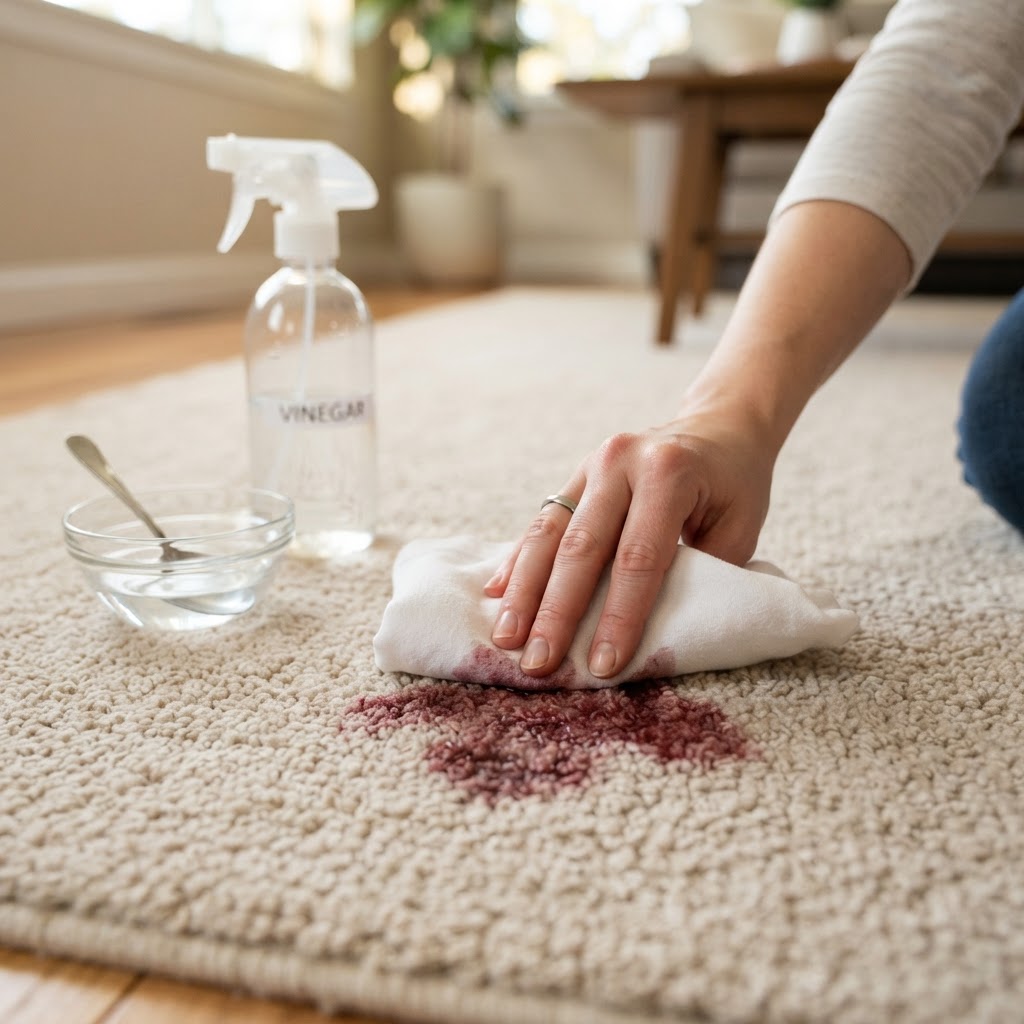 How to Remove Tough Carpet Stains Naturally