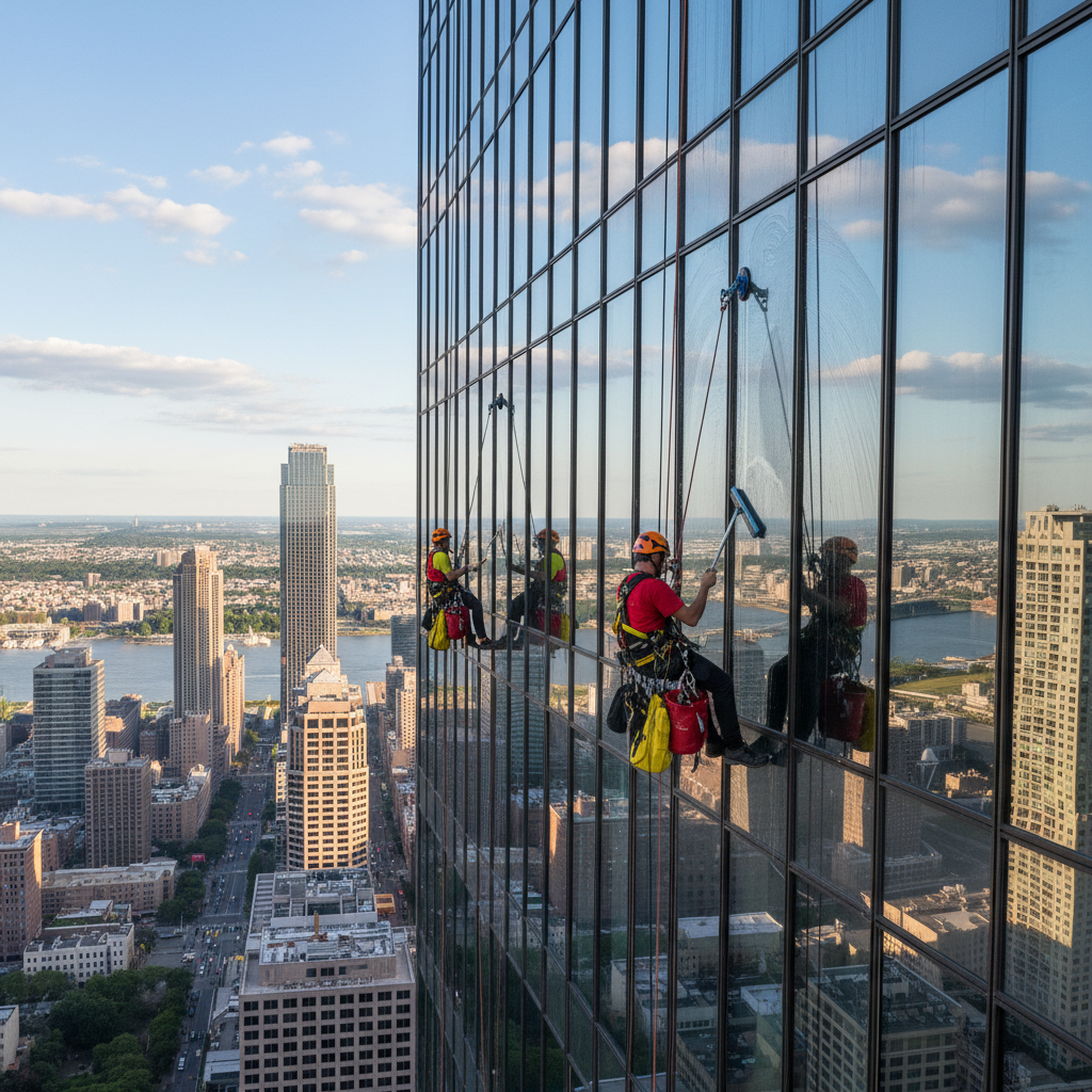 The Ultimate Guide to Window Cleaning for Commercial High-Rise Buildings