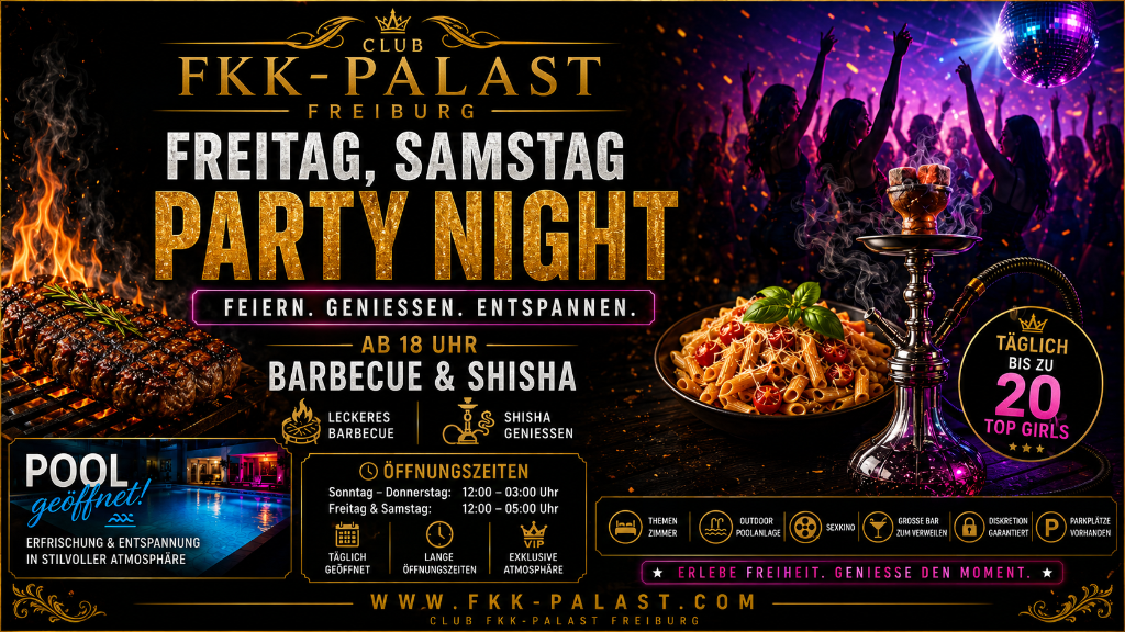 Freitag & Samstag: Party Night ab 18 Uhr