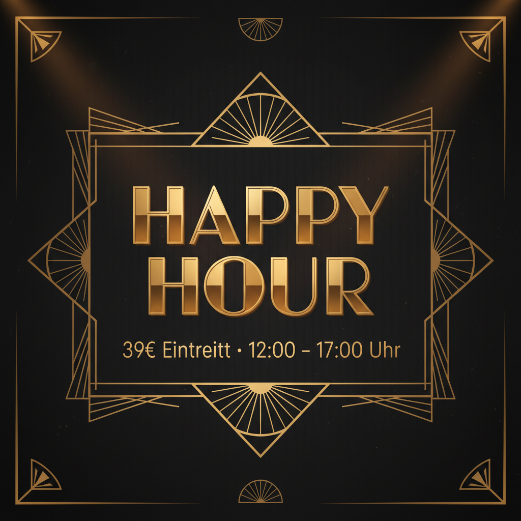Happy Hour täglich von 12:00 bis 17:00 Uhr