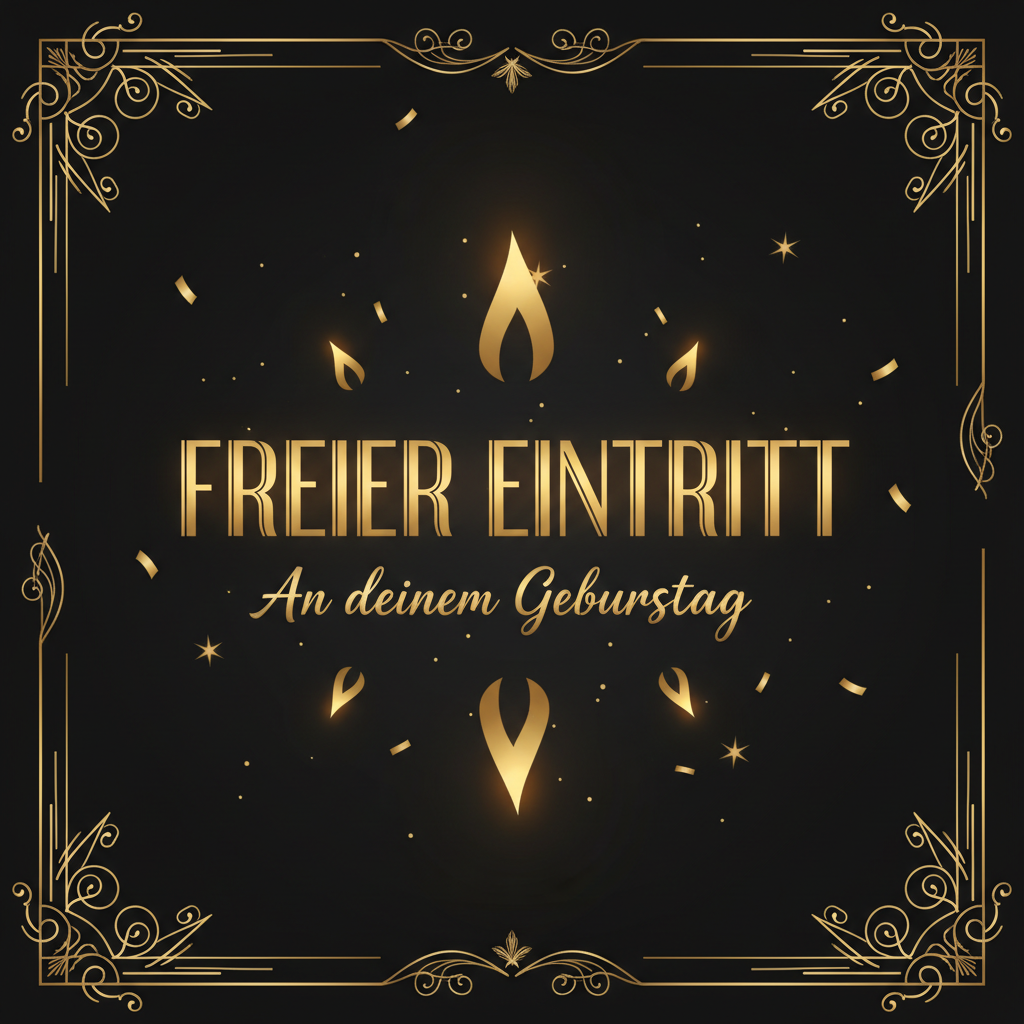 Freier Eintritt an deinem Geburtstag!