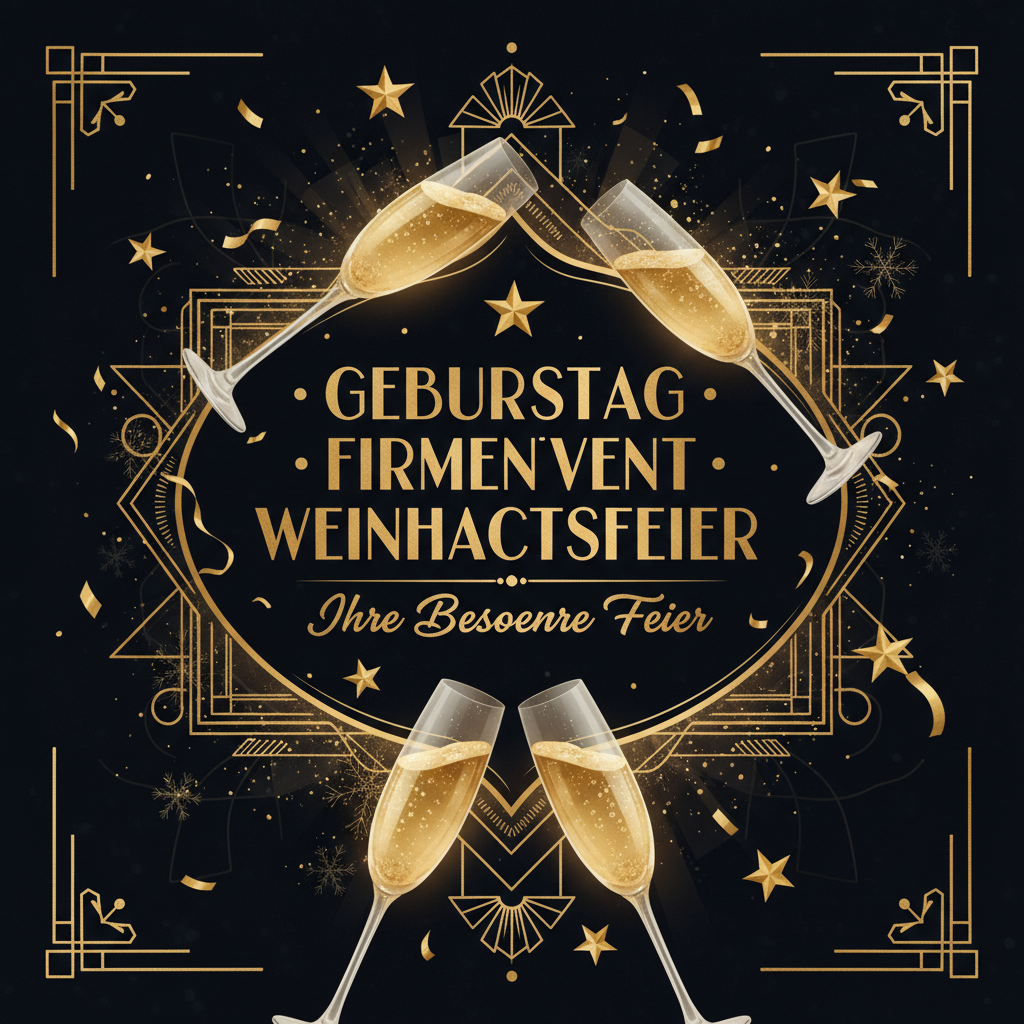 Geburtstag · Firmenevent · Weihnachtsfeier