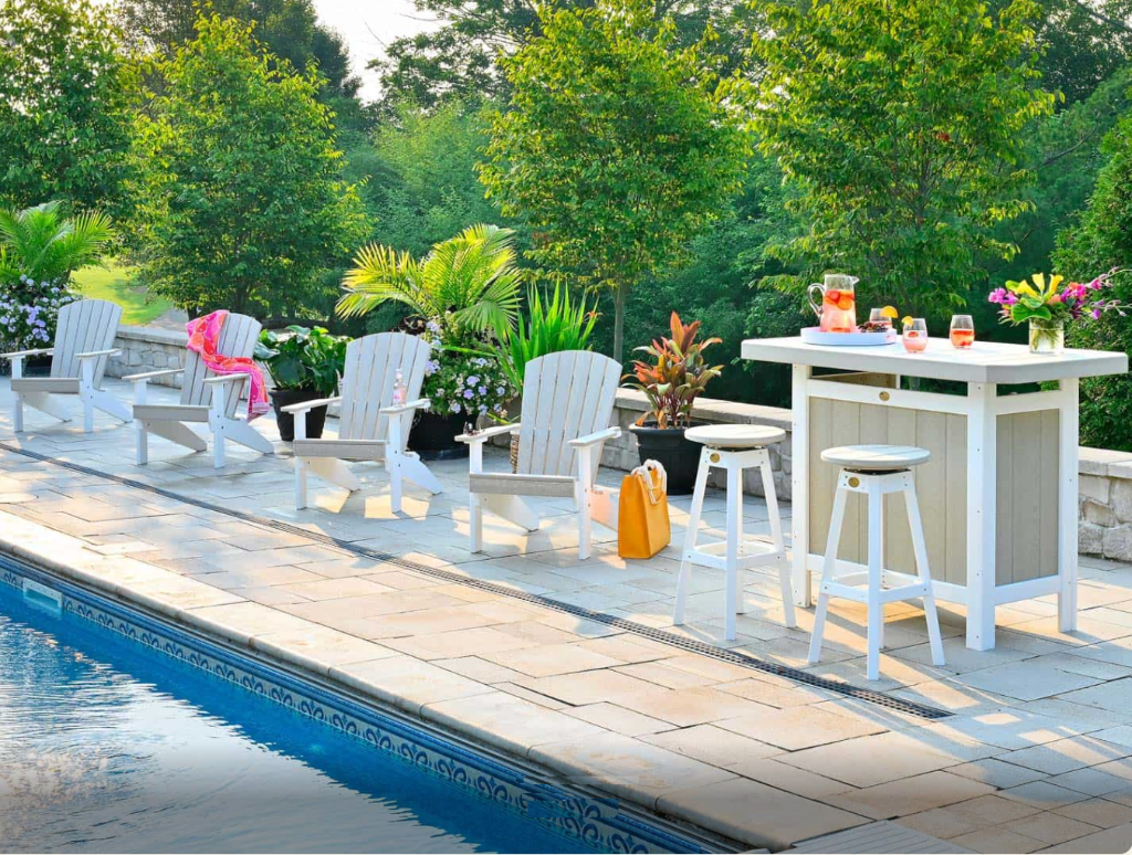Vida Collection featuring the Lakeside Adirondack Chair