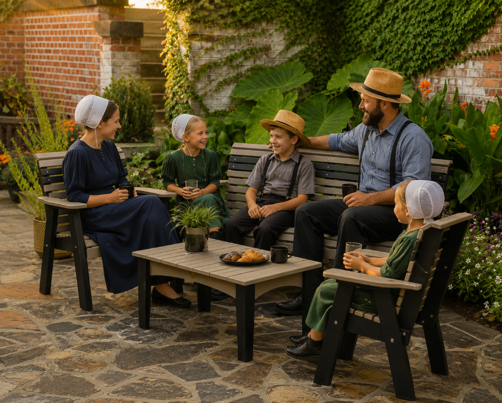 LuxCraft benches gathering
